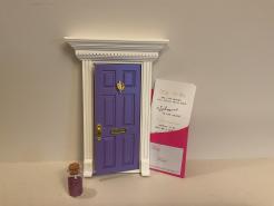 Fairy Door Purple, closed style