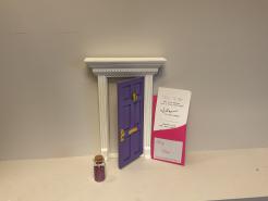 Fairy Door Purple, open style